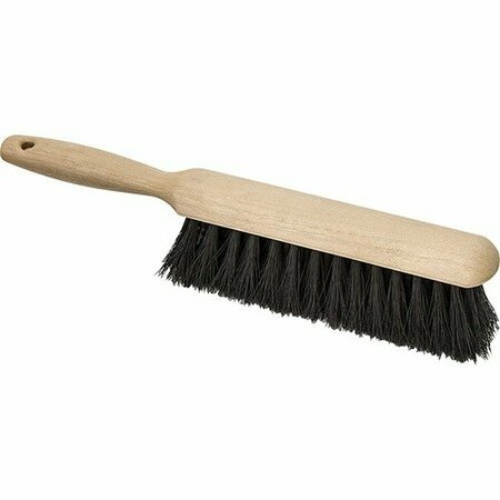 BSC PREFERRED Genuine Joe Brush, Counter, 2-1/2inPolly Trim, 8inSweep, 13inL Plastic Block, BK GJO18413